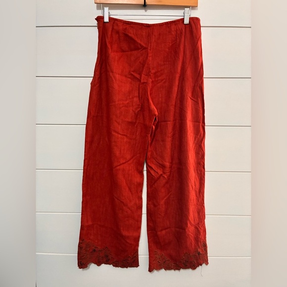 By Anthropologie Embroidered Pants size 6 - Picture 11 of 13